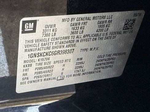 Used 2016 Chevrolet Tahoe LTZ AWD/4WD image 32