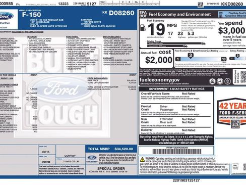 Used 2019 Ford F150 XL w/ XL Power Equipment Group RWD image 6