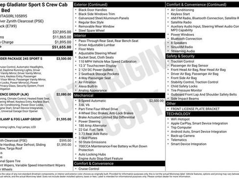 Used 2024 Jeep Gladiator Sport AWD/4WD image 6