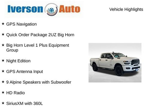 Used 2026 RAM 2500 Big Horn AWD/4WD image 2