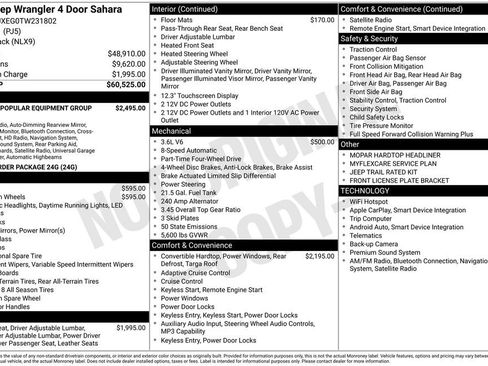 New 2026 Jeep Wrangler Unlimited Sahara AWD/4WD image 49