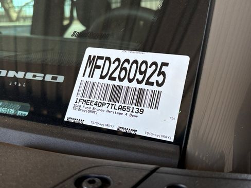 New 2026 Ford Bronco Heritage Edition AWD/4WD image 23