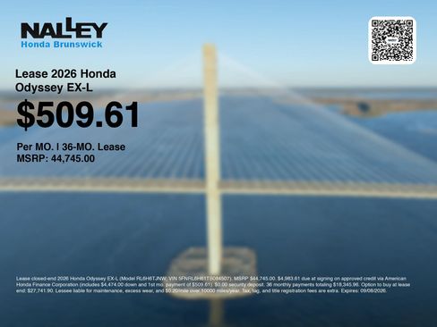 New 2026 Honda Odyssey EX-L image 3