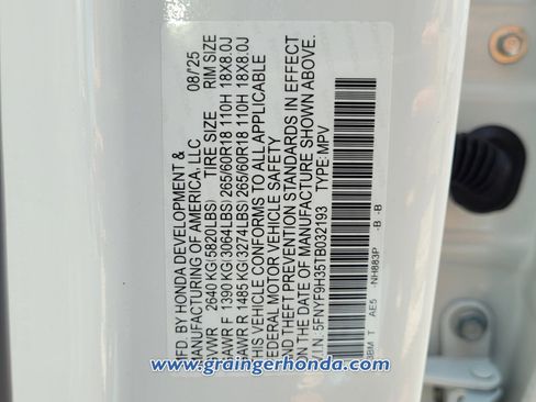 New 2026 Honda Passport RTL image 13