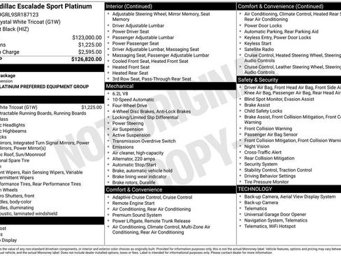 Used 2025 Cadillac Escalade Sport Platinum image 3