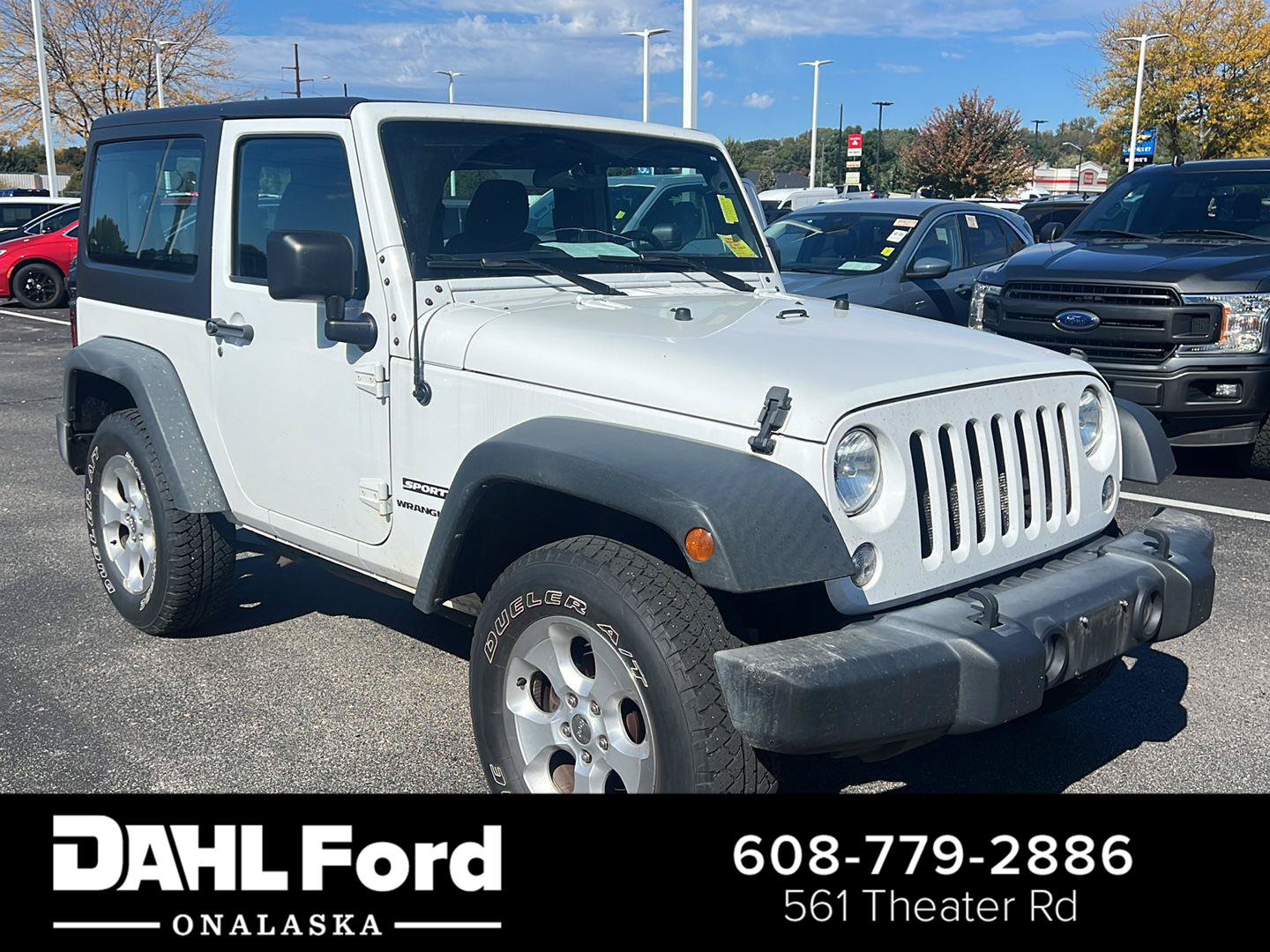 Used 2016 Jeep Wrangler Sport AWD/4WD image 1