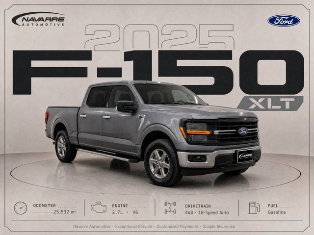 Used 2025 Ford F150 XLT w/ Equipment Group 301A Standard AWD/4WD image 1