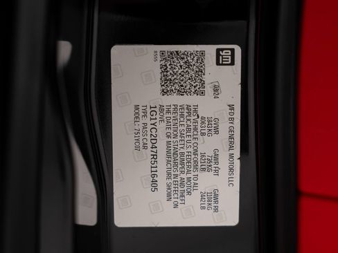 Used 2024 Chevrolet Corvette Stingray Premium Cpe w/ Z51 Performance Package RWD image 59