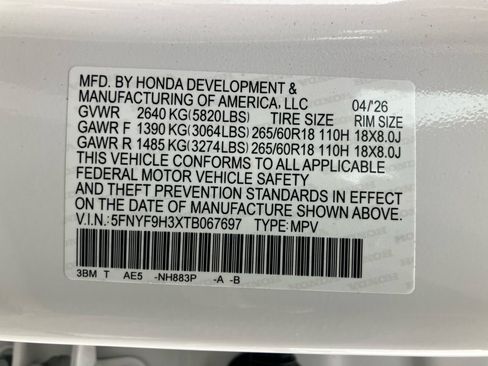 Certified 2026 Honda Passport RTL image 35