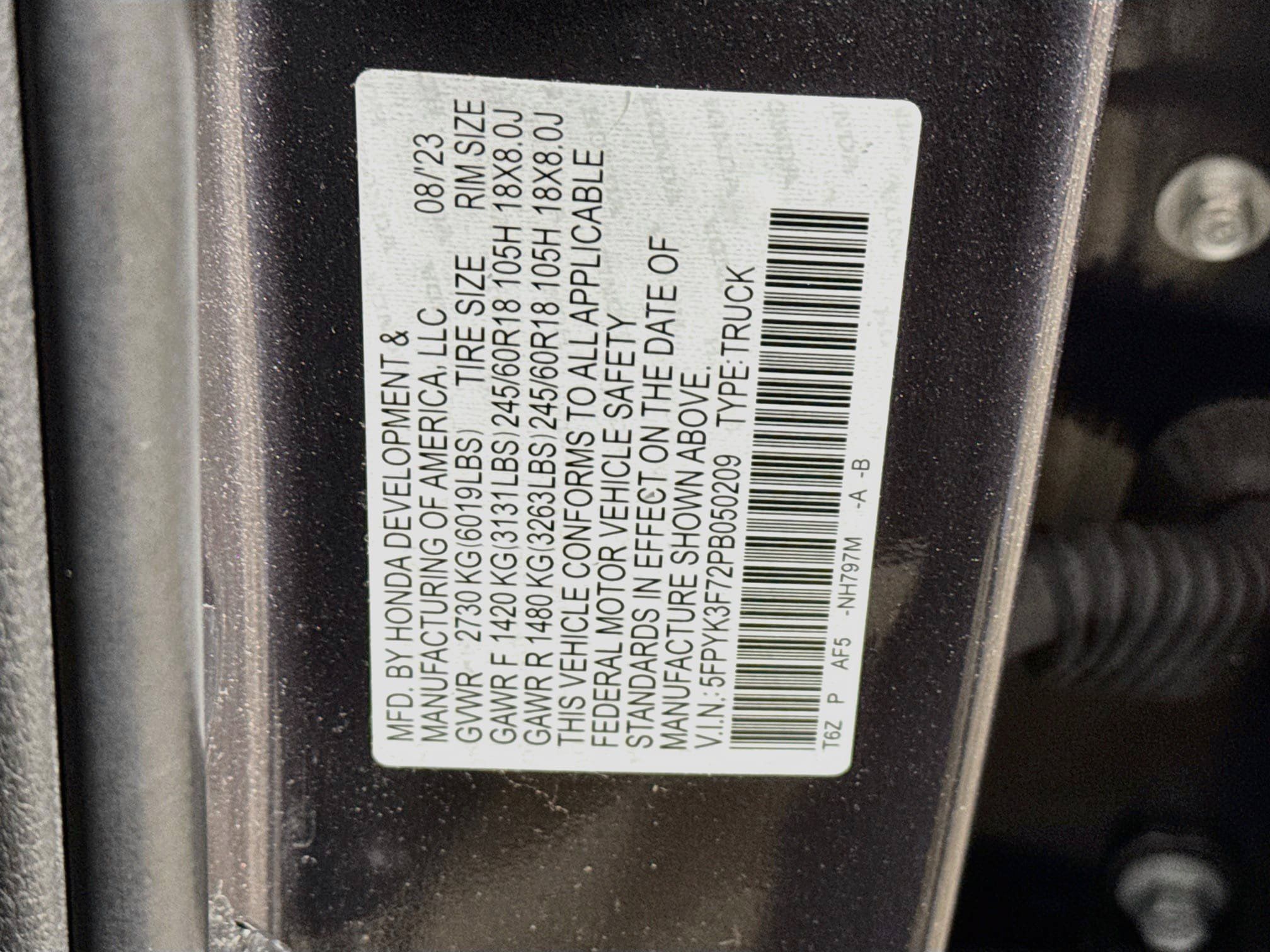 Used 2023 Honda Ridgeline RTL-E image 32