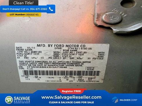 Used 2011 Ford Explorer 4WD w/ Class III Trailer Tow Pkg image 17