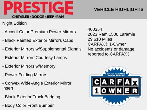Used 2023 RAM 1500 Laramie AWD/4WD image 10