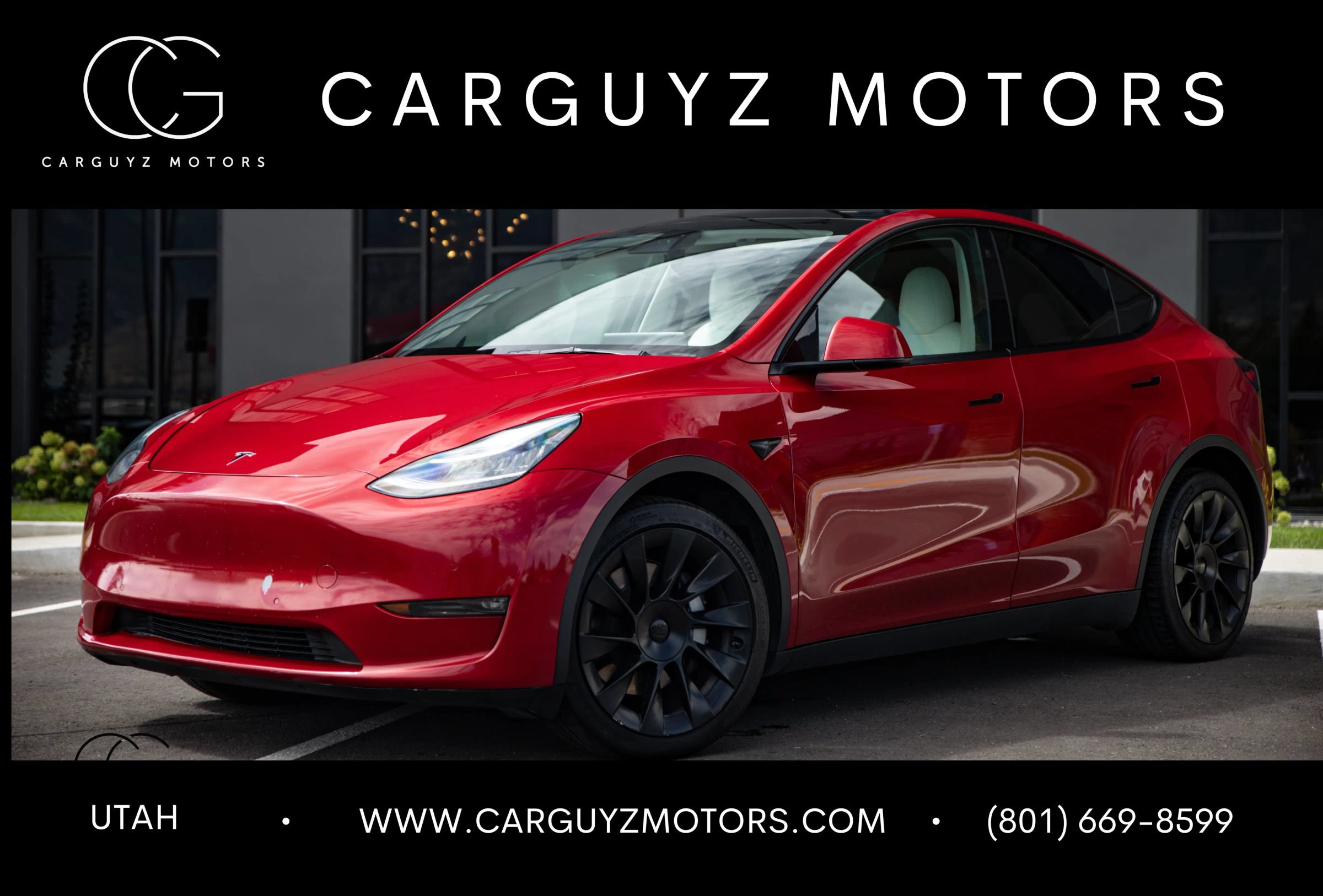 Used 2021 Tesla Model Y Long Range AWD/4WD image 1
