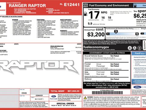 Used 2024 Ford Ranger Raptor image 5