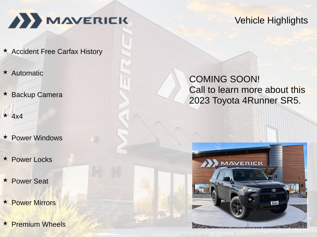 Used 2023 Toyota 4Runner SR5 AWD/4WD image 3