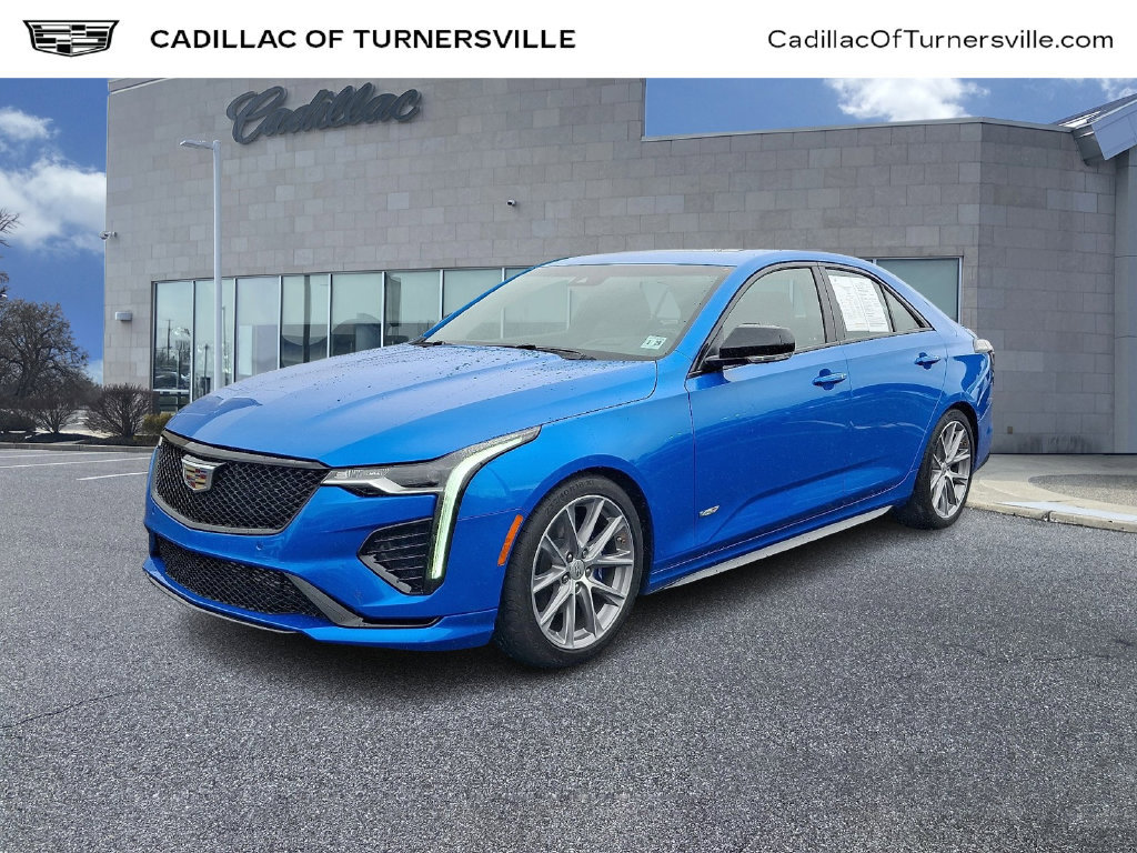 Certified 2024 Cadillac CT4 V w/ Technology Package RWD image 1