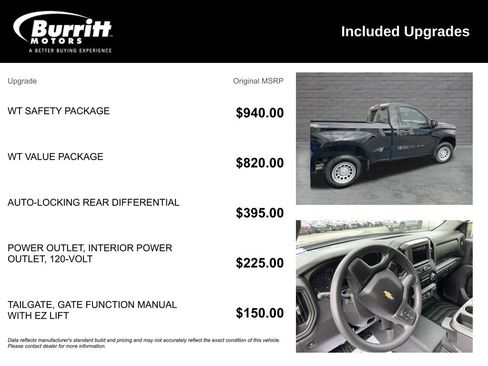 Used 2025 Chevrolet Silverado 1500 W/T w/ WT Safety Package AWD/4WD image 3