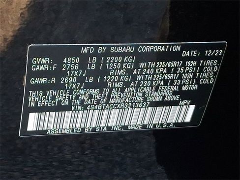 Used 2024 Subaru Outback Premium image 26