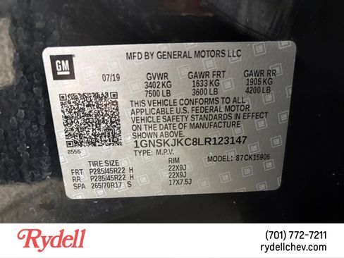 Used 2020 Chevrolet Suburban Premier w/ Max Trailering Package image 23