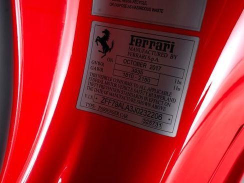 Certified 2018 Ferrari 488 GTB RWD image 65