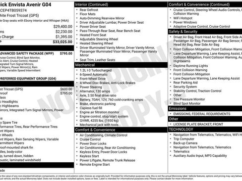 New 2026 Buick Envista Avenir image 6