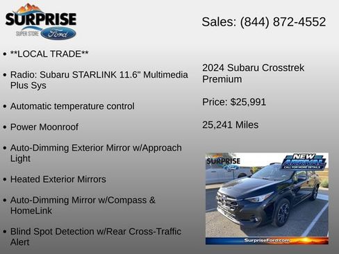 Used 2024 Subaru Crosstrek 2.0i Premium AWD/4WD image 15
