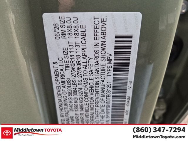 Used 2026 Honda Passport TrailSport Elite image 40