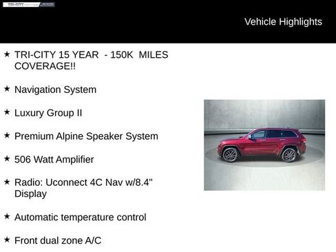 Used 2019 Jeep Grand Cherokee Limited w/ Luxury Group II image 10