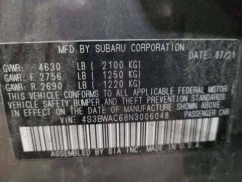 Used 2022 Subaru Legacy Premium AWD/4WD image 33