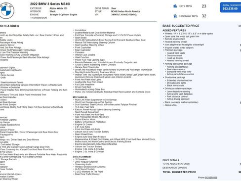 Used 2022 BMW M340i w/ Premium Package image 36