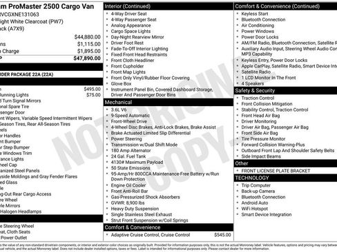 Used 2022 RAM ProMaster 2500 image 5