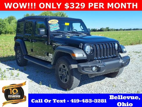 Used 2021 Jeep Wrangler Unlimited Sport AWD/4WD image 1