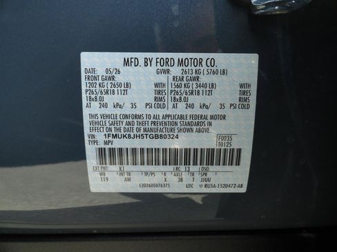 New 2026 Ford Explorer Tremor w/ Tremor Convenience Package AWD/4WD image 27