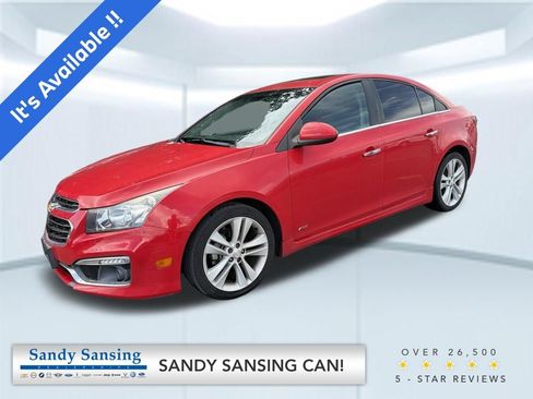 Used 2015 Chevrolet Cruze LTZ w/ Sun, Sound and Sport Package FWD image 1