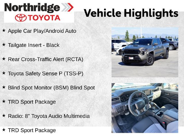 Certified 2026 Toyota Tacoma TRD Sport AWD/4WD image 2