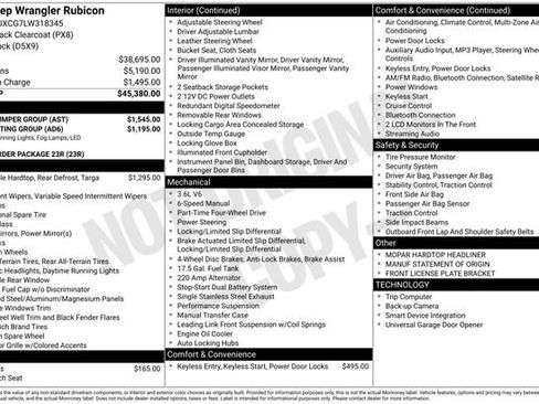 Used 2020 Jeep Wrangler Rubicon w/ Steel Bumper Group image 34