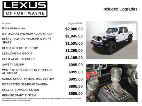 Used 2020 Jeep Gladiator Rubicon AWD/4WD image 4