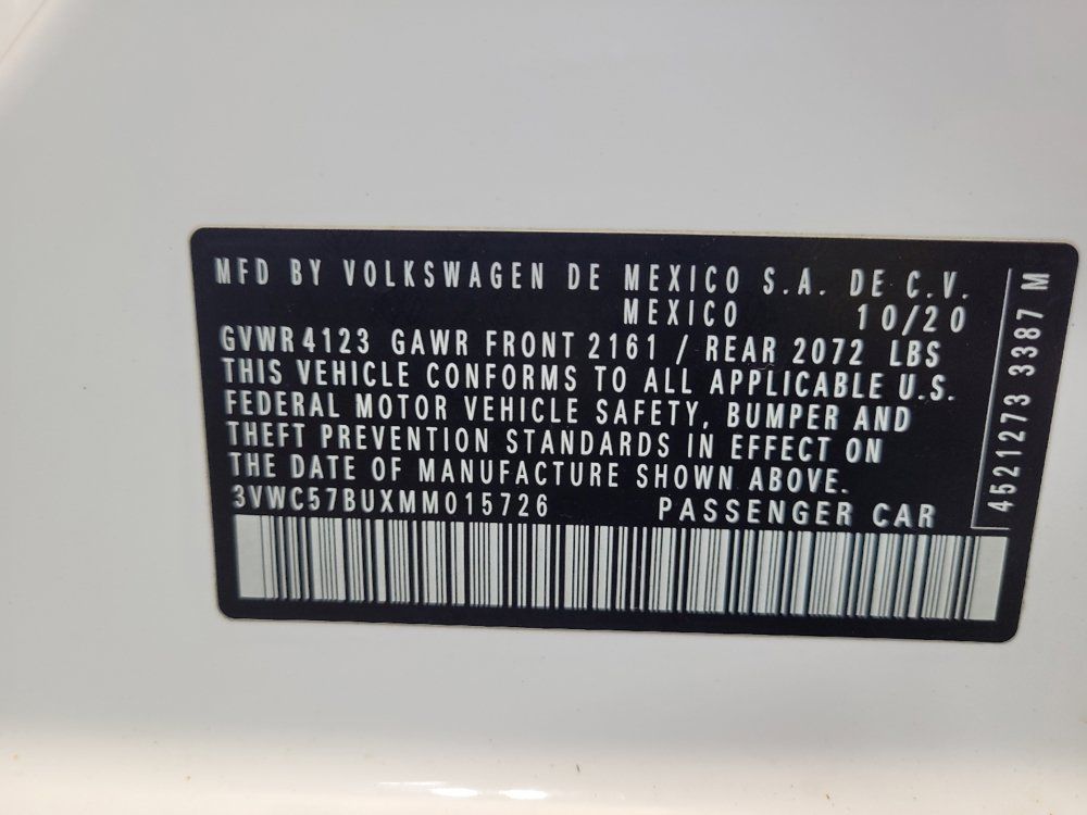 Used 2021 Volkswagen Jetta SE w/ SE Cold Weather Package FWD image 33