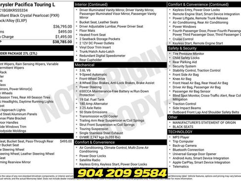 Used 2019 Chrysler Pacifica Touring-L FWD image 35