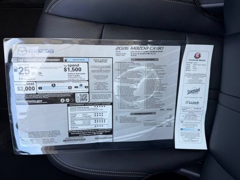 New 2026 MAZDA CX-90 3.3 Turbo w/ Premium Sport Pkg AWD/4WD image 36