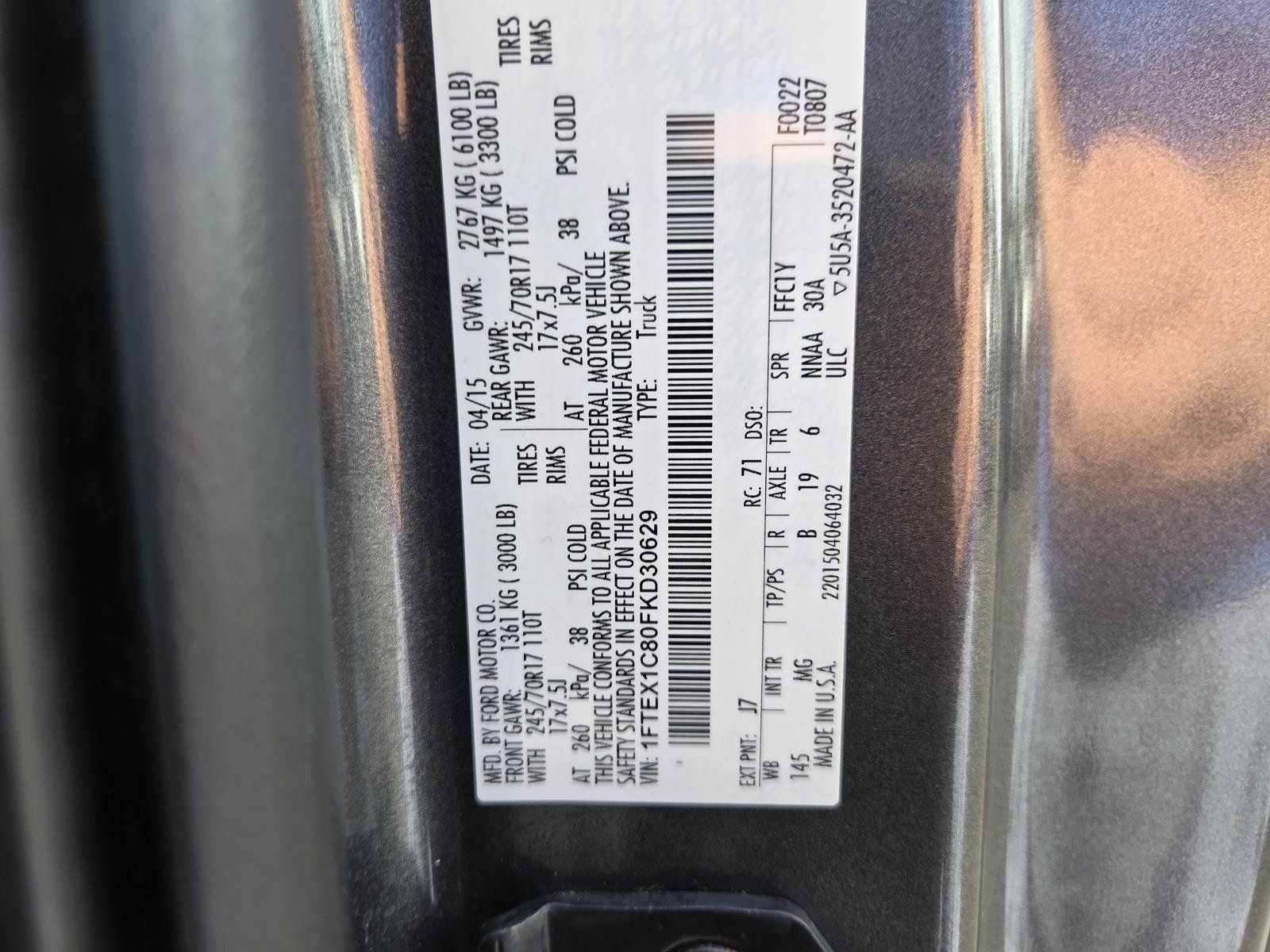 Used 2015 Ford F150 XLT RWD image 29