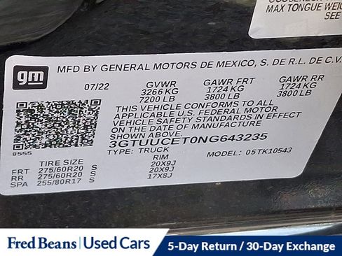 Certified 2022 GMC Sierra 1500 Elevation image 28