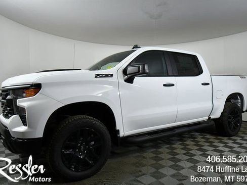 New 2026 Chevrolet Silverado 1500 Custom Trail Boss w/ Turbomax Blackout Package image 1