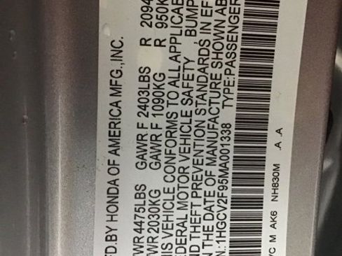 Used 2021 Honda Accord Touring image 28