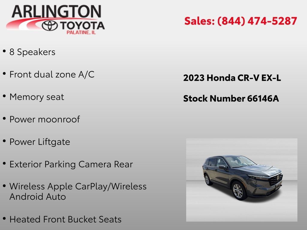 Used 2023 Honda CR-V EX-L image 2