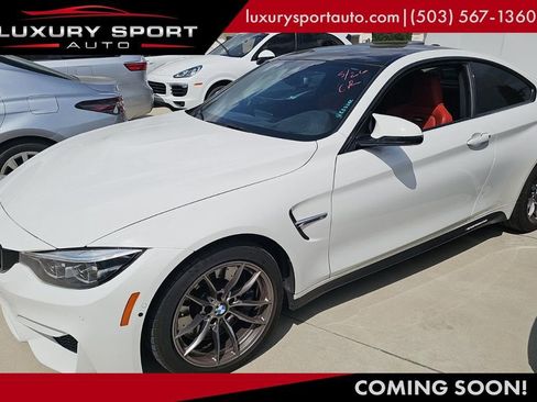 Used 2018 BMW M4 Coupe w/ Executive Package RWD image 1