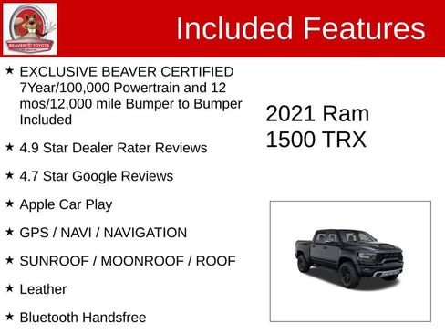 Used 2021 RAM 1500 TRX w/ TRX Level 2 Equipment Group AWD/4WD image 4