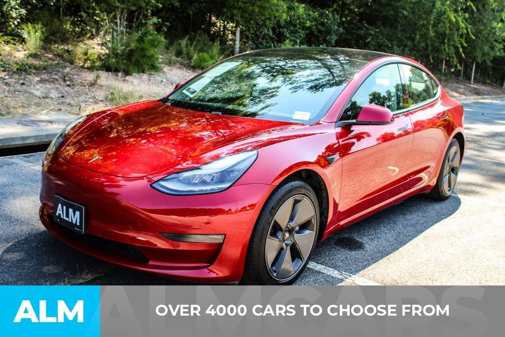 Used 2021 Tesla Model 3 Long Range AWD/4WD image 2