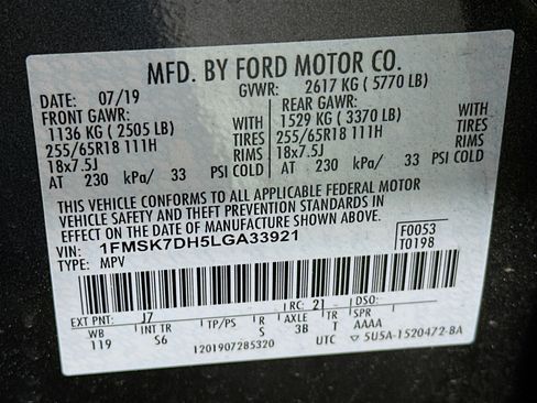 Used 2020 Ford Explorer XLT w/ Equipment Group 202A image 12