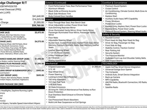 Used 2023 Dodge Challenger R/T w/ T/A Package RWD image 41